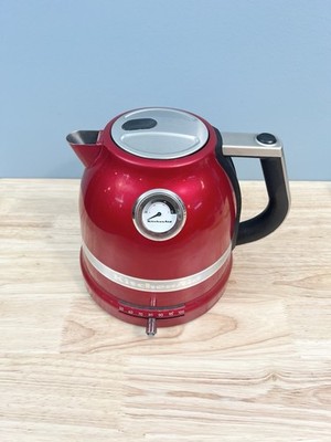 KitchenAid RKEK1522CA Kettle Candy Apple Red Pro Line Electric Kettle USED