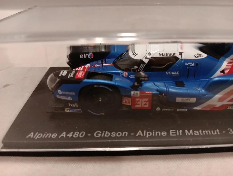 1:43 Spark Alpine A480 Gibson Alpine Elf Matmut #36, 3rd 24h Le Mans 2021 - Image 4 of 4