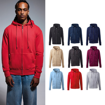 Anthem Men's Anthem full-zip hoodie - Shaped to fit, Waffle knit hood
