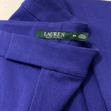 Lauren Ralph Lauren Women Pants Purple Straight Ankle 8 Petite Lagenlook Classic