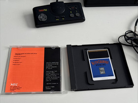 TurboGrafx-16 Console w/ OEM Cables, Controller & Keith Courage - Tested & Works