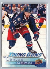 2016-17 Upper Deck - UD Canvas Young Guns Oliver Bjorkstrand #C116 (RC)