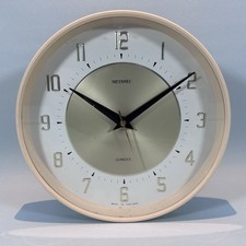 Vintage Metamec Wall Clock Retro 70's 80's Working Order