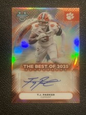 2025 Bowman's Best TJ Parker Base Auto #BOA-TJP Clemson