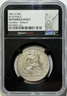 1861-O SEATED LIBERTY HALF DOLLAR – SS REPUBLIC SUNKEN SHIPWRECK – NGC CERTIFIED