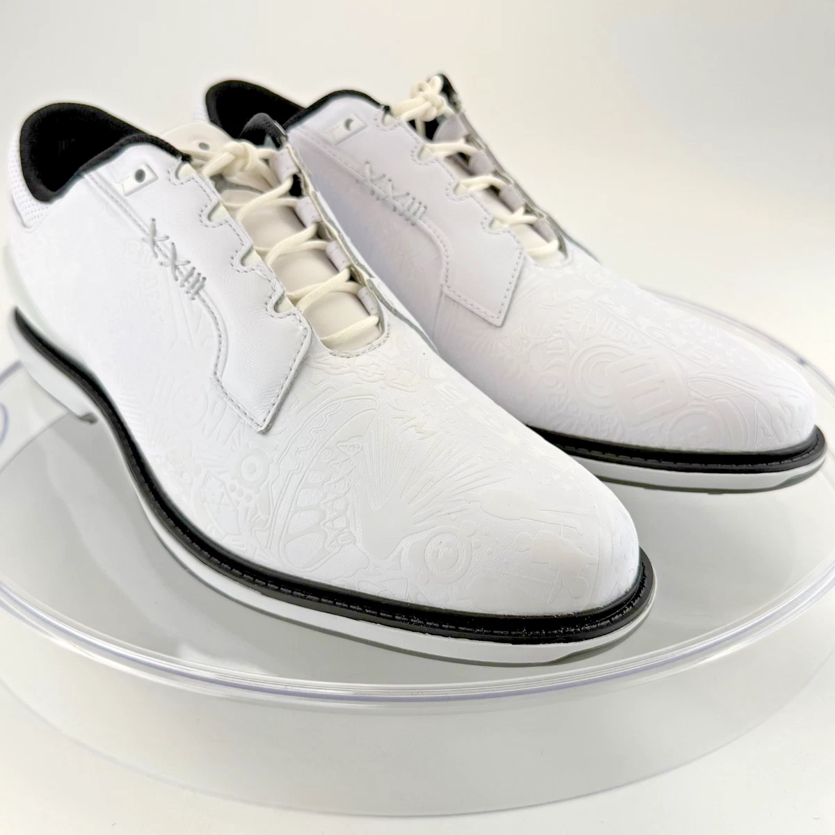 Air Jordan ADG 5 Golf  Men Size 15 White Black Pure Platinum FQ6642-102 Jordan Adg 5 White / Black - Jan 2025 - FQ6642-102  main image 2