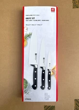ZWILLING J.A. HENCKELS Professional "S" Knife Set - Black (35645-001) ** NEW **