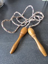 1950 Wooden  Childs Skipping Rope