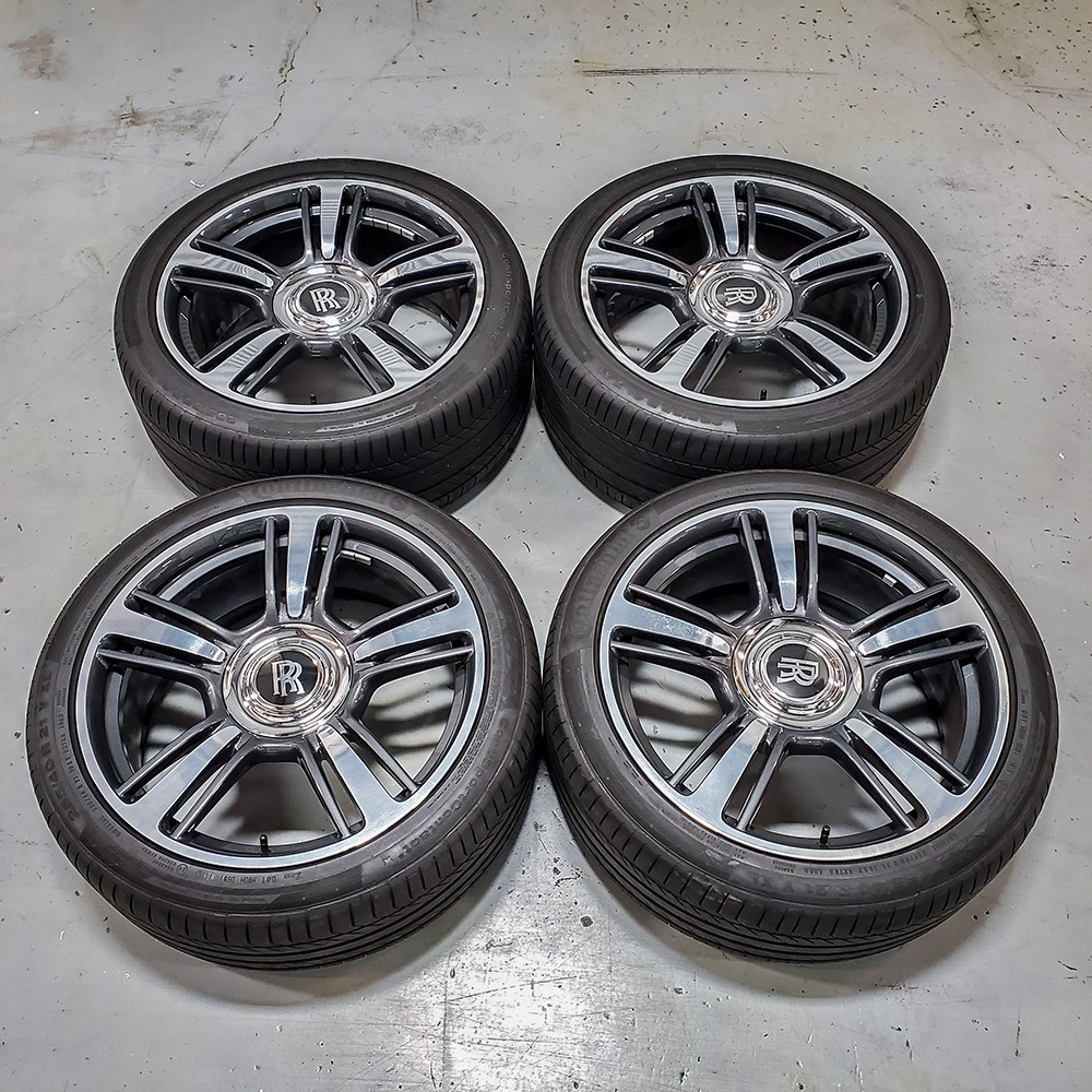 21" OEM Rolls Royce 602 Wheels Rims Continental Tires fits Ghost Dawn
