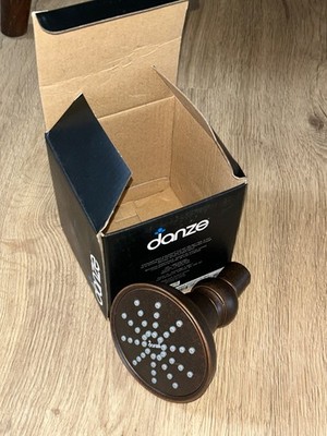Danze D460054BR Mono Round 3 1/2'' Single Function Shower Head~Tumbled Bronze