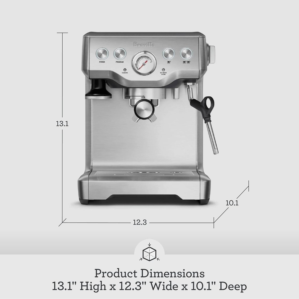 Breville the Infuser Espresso Machine - Black Sesame for sale