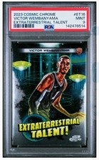 2023 TOPPS COSMIC CHROME EXTRATERRESTRIAL TALENT #ET16 VICTOR WEMBANYAMA PSA 9