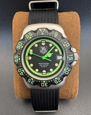 TAG Heuer Professional 200m WA1215 Vintage Diver Quartz – Black/Green – Swiss