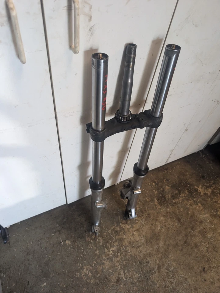 Horquillas izquierda derecha Yamaha XS 750 XS750 XS850 850 OEM suspensión delantera recta Foto 4 de 4