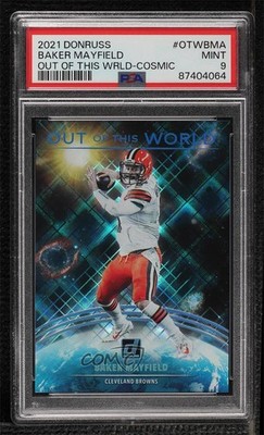 2021 Panini Donruss Out of this World Cosmic 89/100 Baker Mayfield #OTW-BMA 1l2
