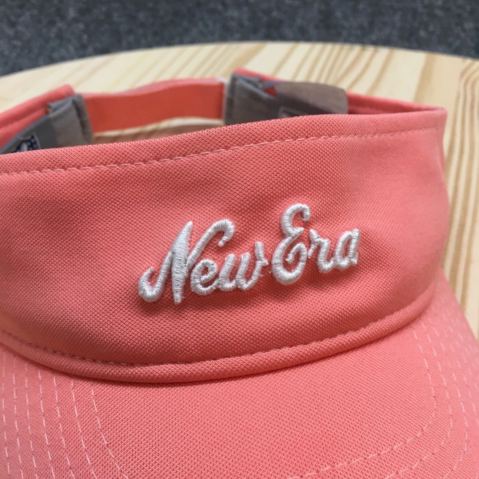 New Era NFL Visor Hat Unisex Pink OSFA Adjustable Curved Bim Embroidered Logo - Image 3 of 4