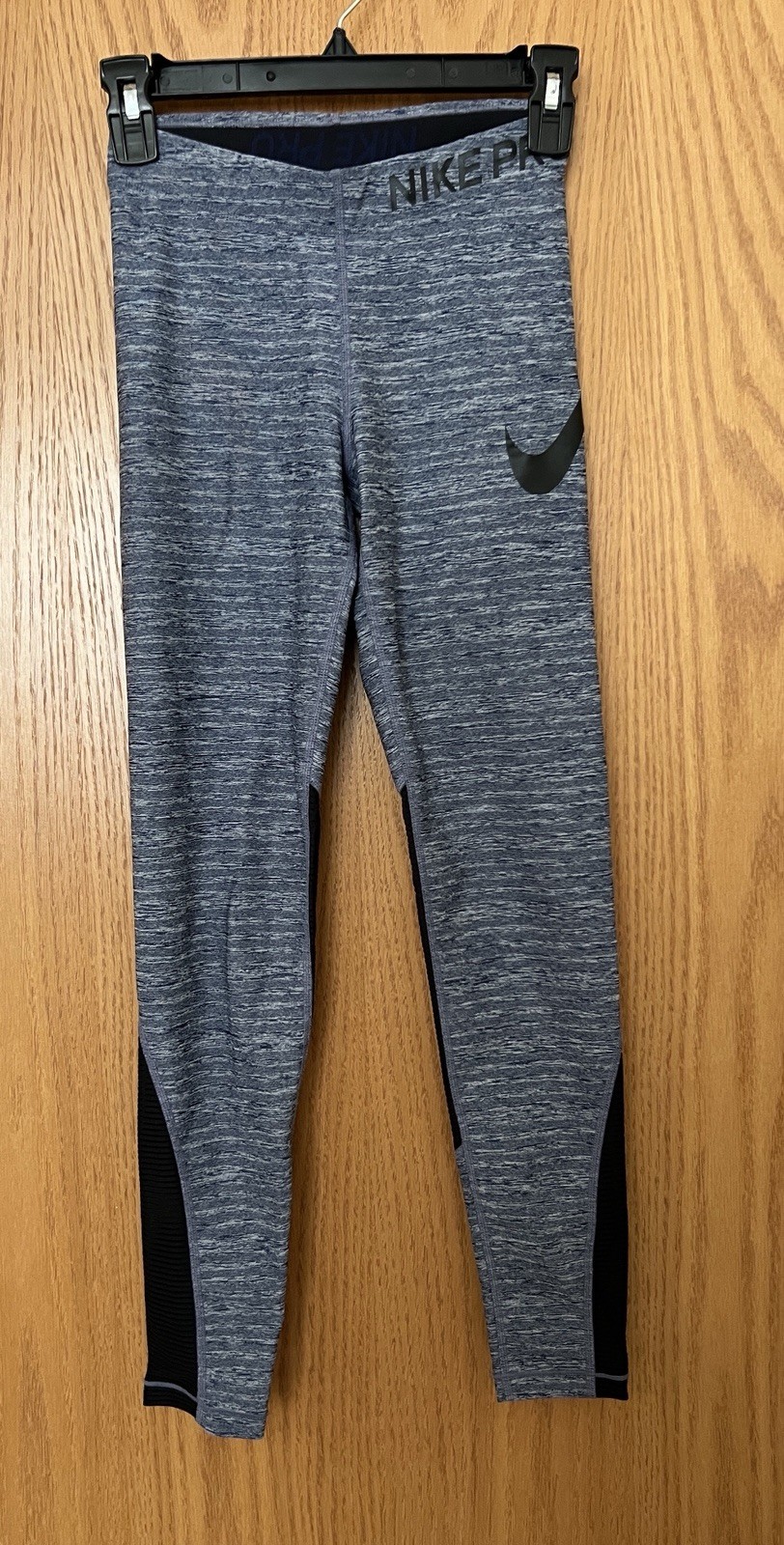 Nike leggings Women's XS Blue Pro Training Dri-Fit Mesh