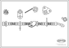 Flexible de frein Honda CRX