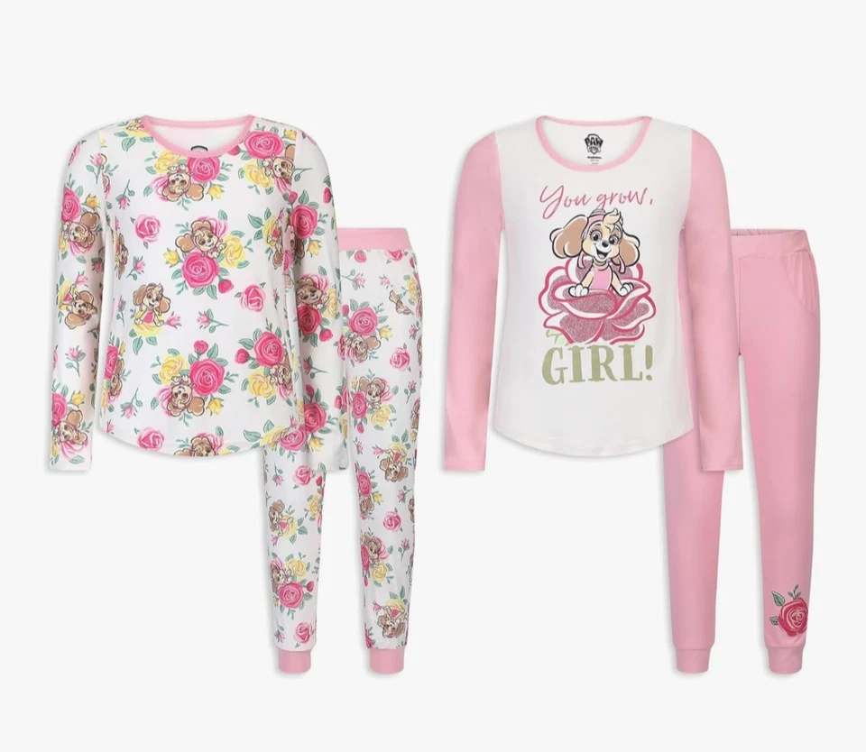 Paw Patrol Nickelodeon Skye Girls 4pcs Long Sleeve Shirt Sweat Pants Size 2T - Image 1 of 4