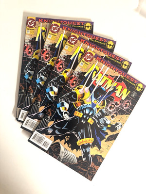 Batman 501 (DC Nov 93) Knightquest the Crusade Comic Book - Lot of 4