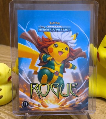 Pikachu Cosplay - Rogue - X-Men - Heroes & Villains - Full Art - FE T1 