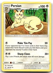 Persian 126/181 Team Up Uncommon