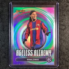 2024-25 Merlín UEFA Club Comp RONALDINHO Ageless Alchemy Green 58/99 #21