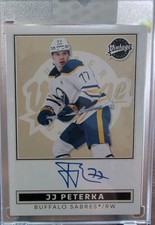 2024-25 Upper Deck Clear Cut JJ Peterka Vintage Autos Auto #VA-JP Sabres