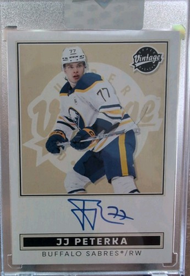 #ad 2024 25 Upper Deck Clear Cut JJ Peterka Vintage Autos Auto #VA JP Sabres C $60.00