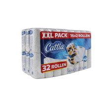 32 Küchenrollen Papierrolle 2-lagig saugstark 50 Küchentücher 23x22,4 je Rolle  