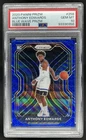 2020-21 Panini Prizm Anthony Edwards RC Blue Wave Prizm Rookie #258 PSA 10