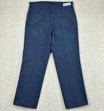 Cintas FR Flame Resistant Pants Mens 38 Navy Blue Tencate Lightweight CAT 1 2112