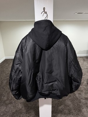 Balenciaga SS23 Demna All In Hoodie / Nylon Bomber Jacket | eBay Balenciaga SS23 Demna All In Hoodie / Nylon Bomber Jacket | eBay