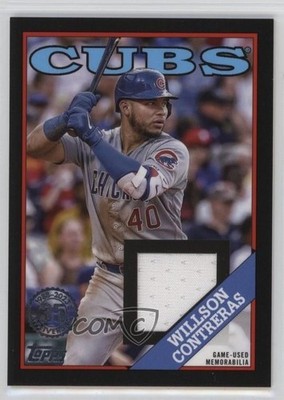2023 Series 1 1988 Topps Baseball Relics Black 20/199 Willson Contreras 0eq8