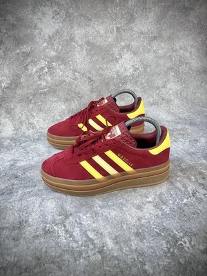 adidas Originals Gazelle Bold JR5953 Sneaker Gelb Rot Schuhe Gr. 38 Neu