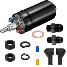 Universal 12V 300LPH Inline Fuel Pump for Multi Fuel Fits 12-23 Honda Civic 1.5L
