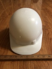 Honeywell Fibre Metal Hard Hat White Color With Suspension EUC