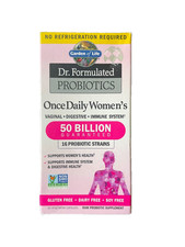 2PK Garden of Life Dr Formulated Once Daily Women Probiotic 50B 30ct Exp 1/27 