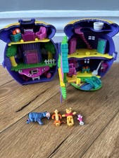 Vintage 1998 Bluebird Polly Pocket Disney Winnie The Pooh Honey Pot Playset