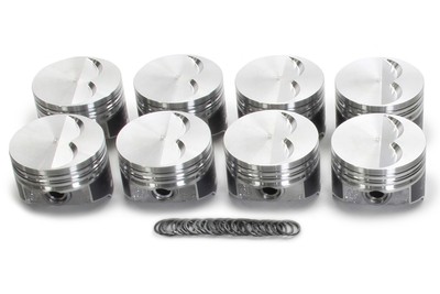 KB Performance Pistons Keith Black SBC Flat Top Piston Set 4.000 Bore -7cc