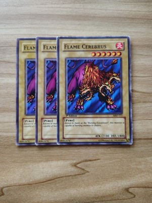 Yu-Gi-Oh! - Flame Cerebrus 3X  - Full Playset