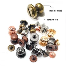 20x Vintage Brass Small Handles Jewelry Box Cabinet Chest Drawer Pull Door Knobs