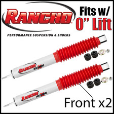 Rancho Rs5000x Front Shocks Pair Fit 1994-2012 Dodge Ram 2500 3500 4wd W0 Lift