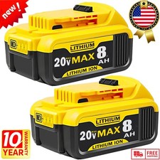 2Pack For DEWALT DCB207 20V 20Volt Max Lithium-Ion Compact Battery DCB203 DCB205