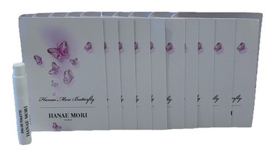 Hanae Mori Butterfly 10 X 1.2mL. Sample Size 10 Vials On Card