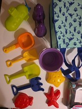 Beach Toy Essential Set, Sand Toy Pack, Mesh Bag Included
