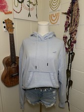 Light baby blue Hollister hoodie