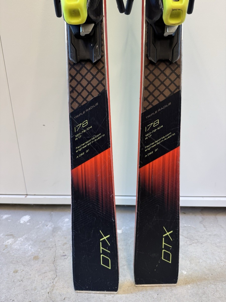 Fischer RC4 The Curv DTX Skis 178cm + Z11 Bindings | eBay