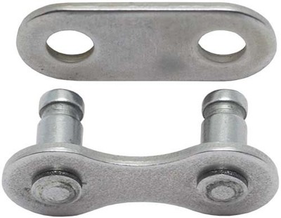 Kettenschloss KMC Snap-On Narrow EPT  Silber (2 Stück)
