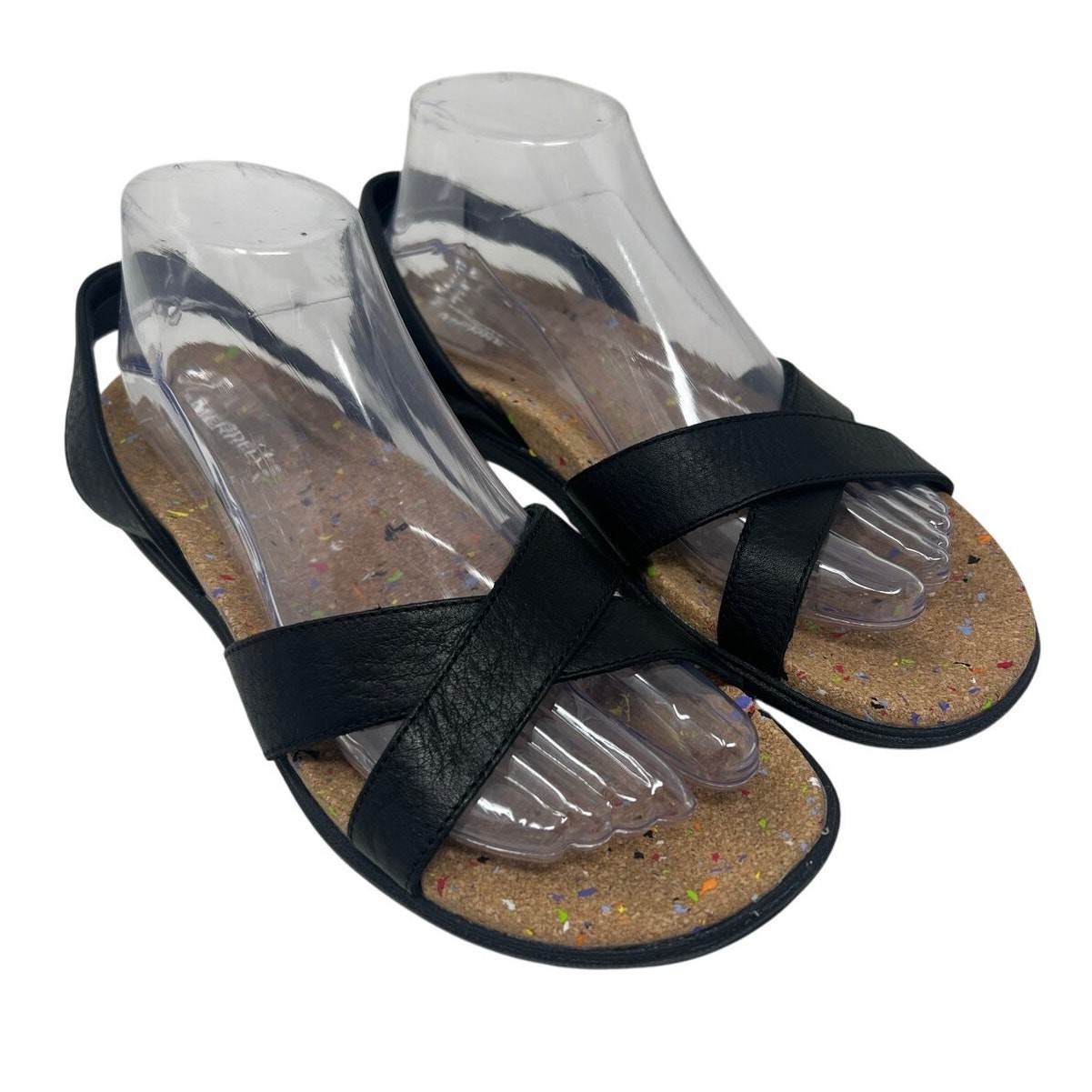 Merrell sandali donna comodi Napa Valley slingback in Malbec scuro 9